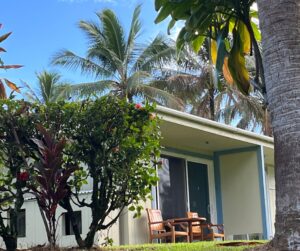 Cheap Hotels in Hilo Hawaii, Arnott's Lodge tropical garden
