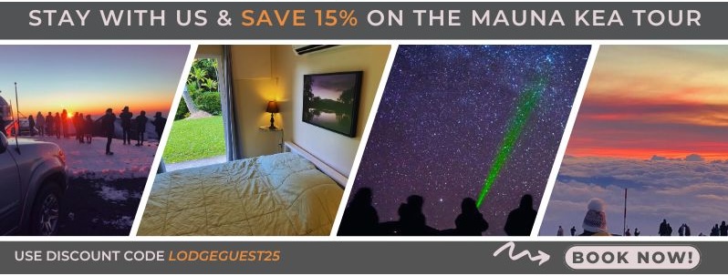 Discount code for Mauna Kea Tour